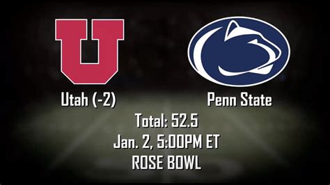 penn state odds|rose bowl score today.